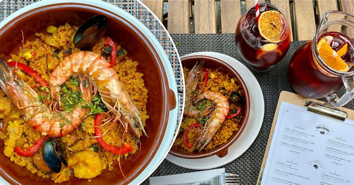 2 paella sangriával 2 főnek