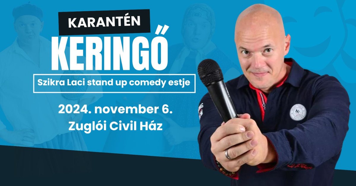 Szikra Laci Stand Up estje