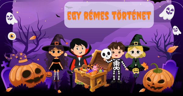 Halloweeni kincskeresés - egy rémes történet: nyomozós játék